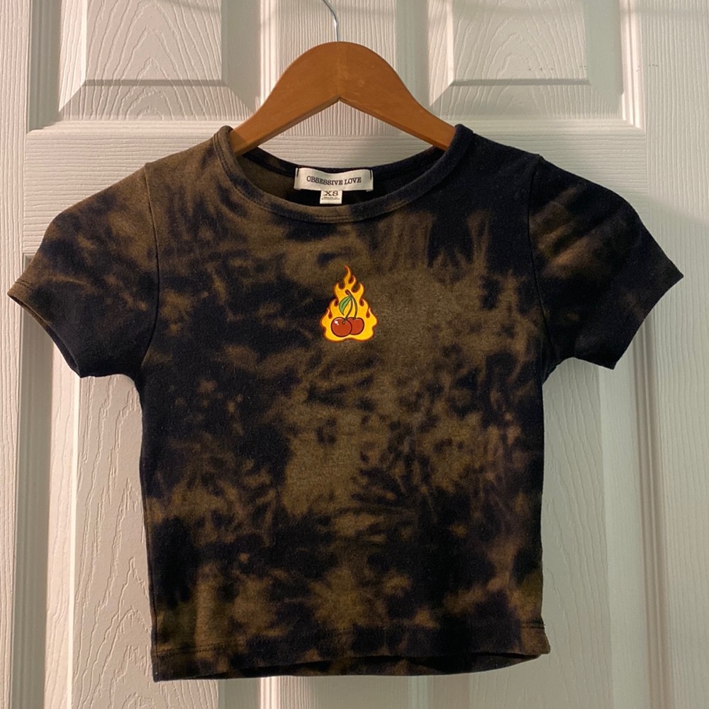 XS tie-dye crop top